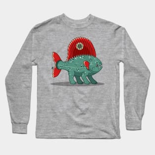 Sailback Piranha Pup Long Sleeve T-Shirt